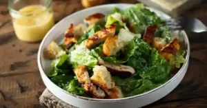 Chicken Crust Caesar Salad Pizza Recipe Chicken Crust Caesar Salad Pizza Recipe